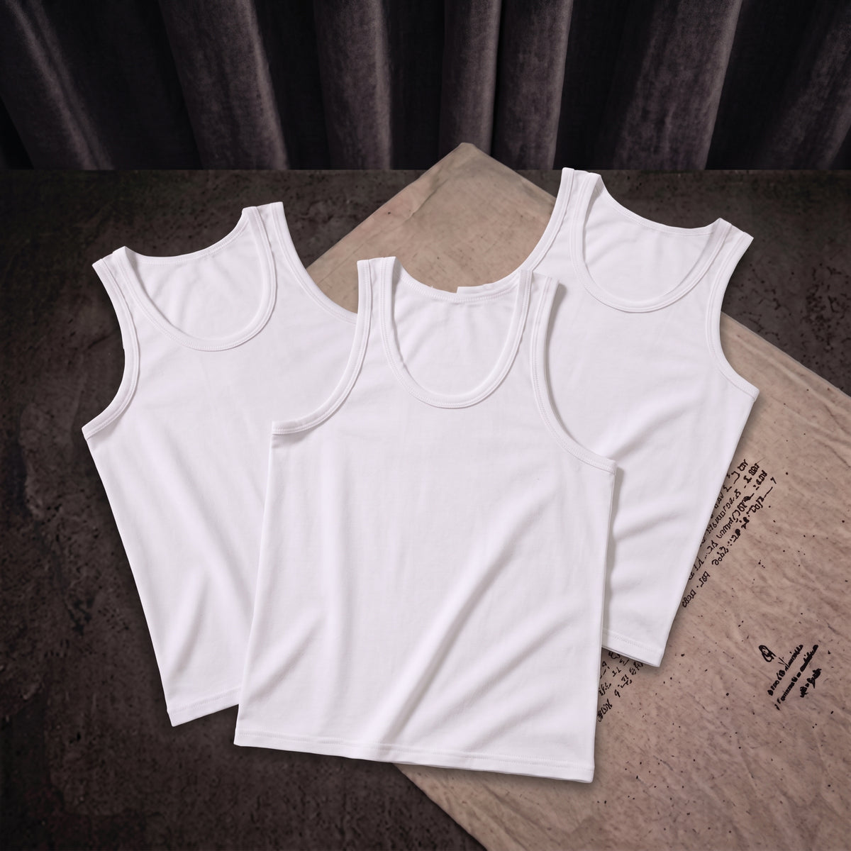 Gold Lilly Cotton Men’s Vest